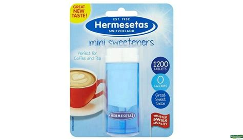 hermes sweeteners|hermesetas sweeteners 1200.